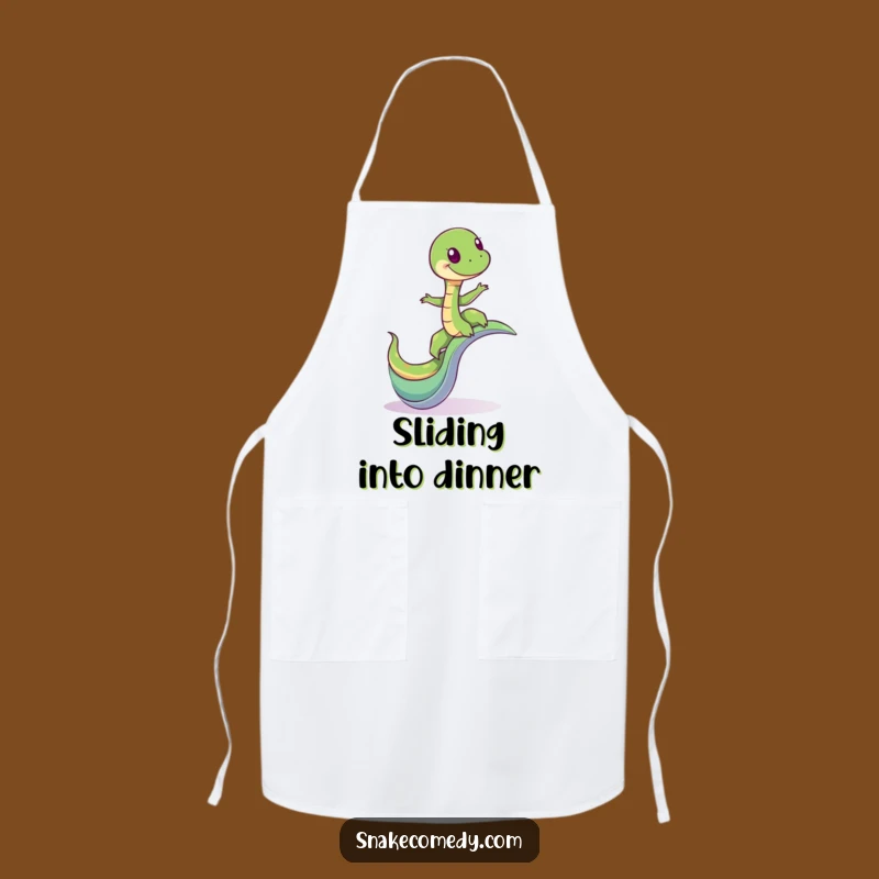 Funny Giddy Snake Slide Apron: Kitchen Adventure and Hilarious Gift