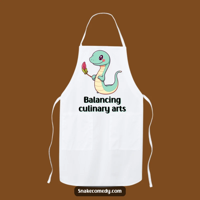Funny Slithering Feather Apron: Cook with Happy Balance & Style!