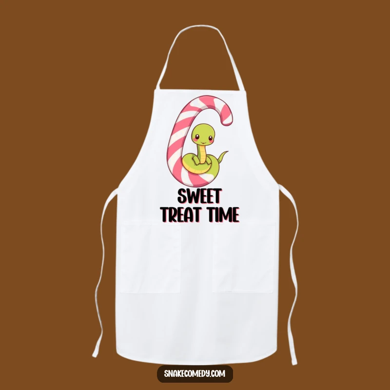 Funny Snake Candy Cane Apron: Cook Up Laughs with This Hilarious Kitchen Essential