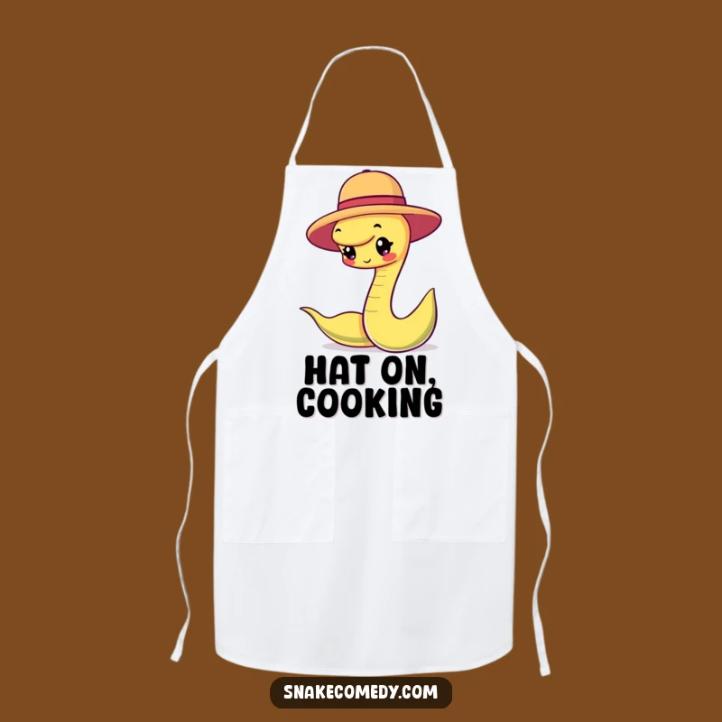 Funny Snake Hat Balancing Apron - Cook with Dapper Style & Protect!