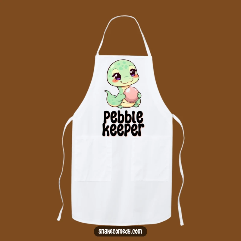 Funny Snake Pebble Apron: Cook with Mischievous Charm and Humor!