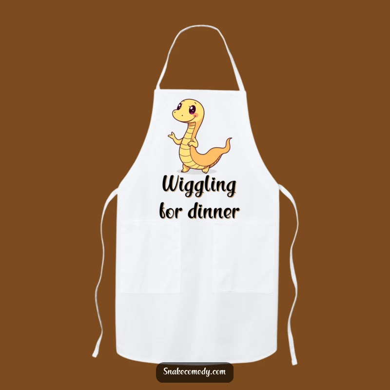 Funny Wiggle Snake Apron: Cook with Rhythm in This Dancing Serpent's Gear