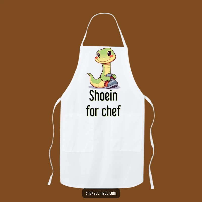 Funny Happy Snake Apron: Playful Shoe Try-On Wear, Great Funny Gift