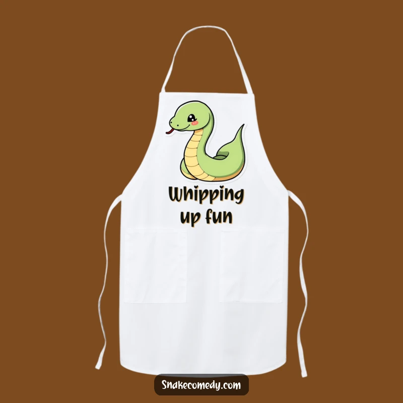 Funny Snake Chef Apron: Cook with Dramatic Flair and a Wink