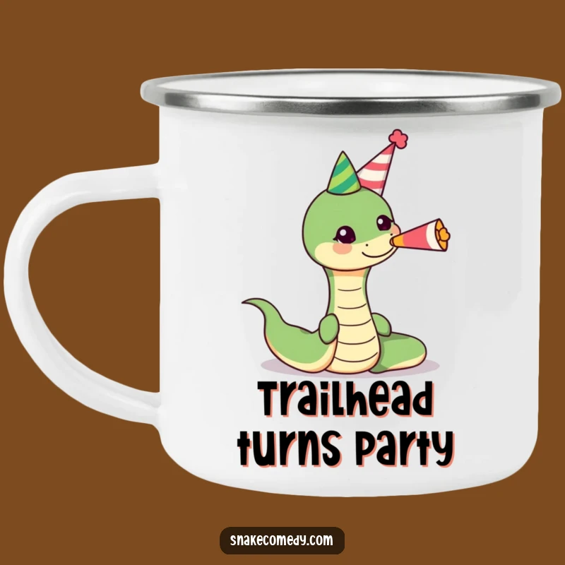 Funny Snake Party Camping Mug: Durable Serpent Horn Blower, Outdoor Funny Gift