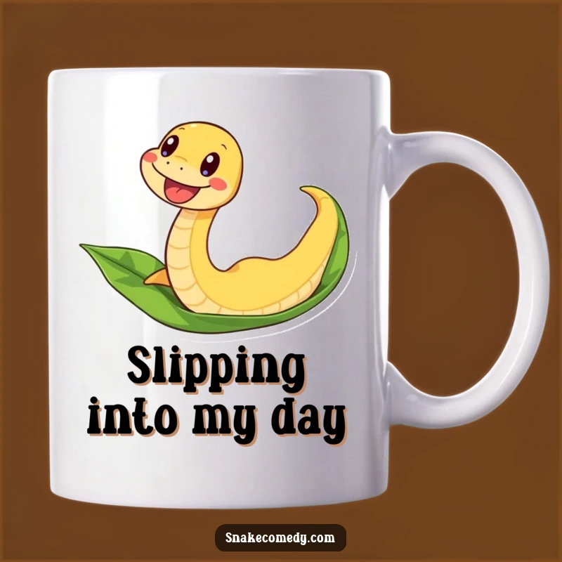 Funny Sliding Snake Mug - Excited Wiggle Adventure Gift
