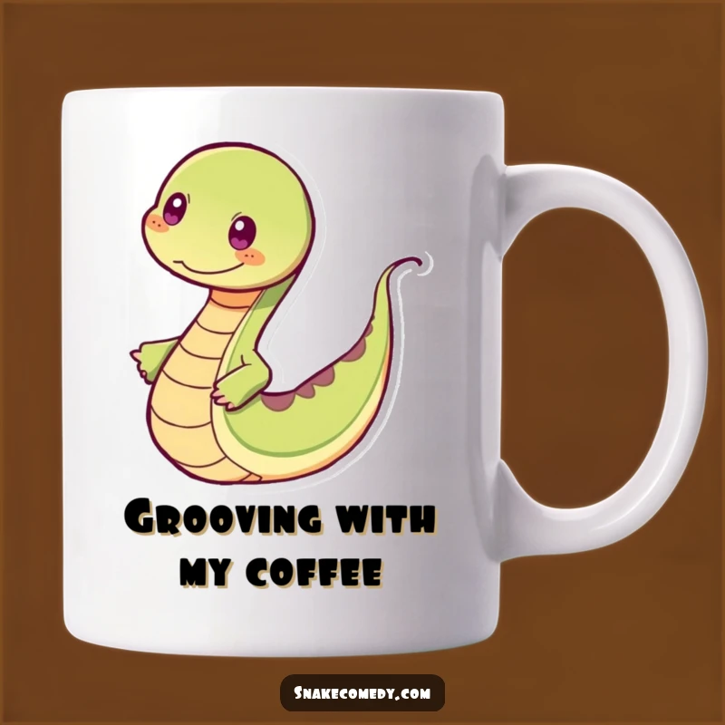 Funny Snake Dancing Mug - Wiggle Your Way to Happy Gift