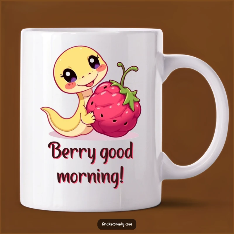 Playful Snake Mug: Funny Berry Chase Gift for Joyful Souls