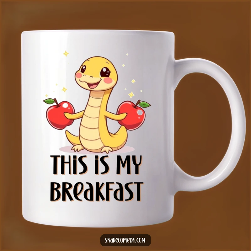 Funny Snake Juggling Mug - Gleeful Cartoon Pet Perfect Gift