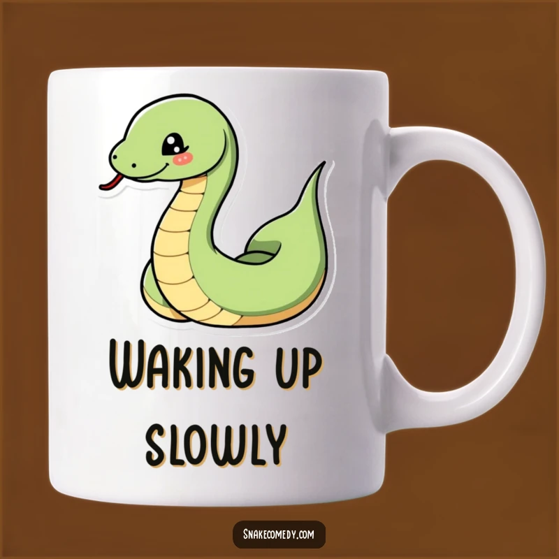 Funny Snake Wink Mug: Dramatic Coils and Playful Charm for Your Coffee
