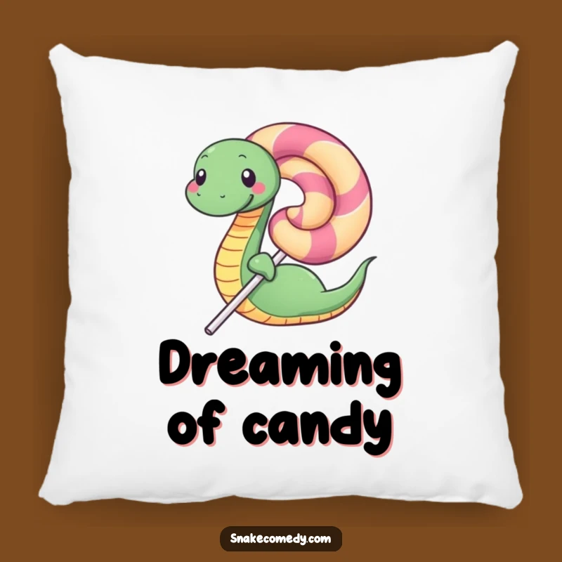 Funny Happy Snake Lollipop Pillow: Comfy Coziness and Hilarious Gift