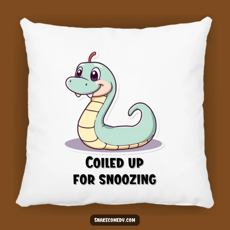 Funny Serpentine Loop Pillow: Cozy Comfort & Playful Snake Charm!