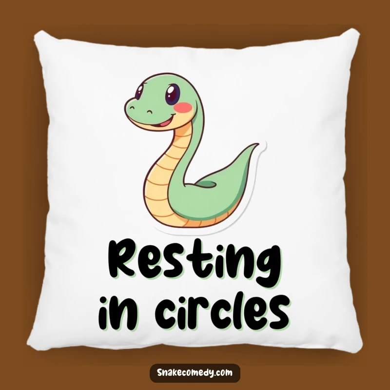 Funny Spiral Snake Pillow: Cuddle Up with Playful Serpent's Soft Comfort