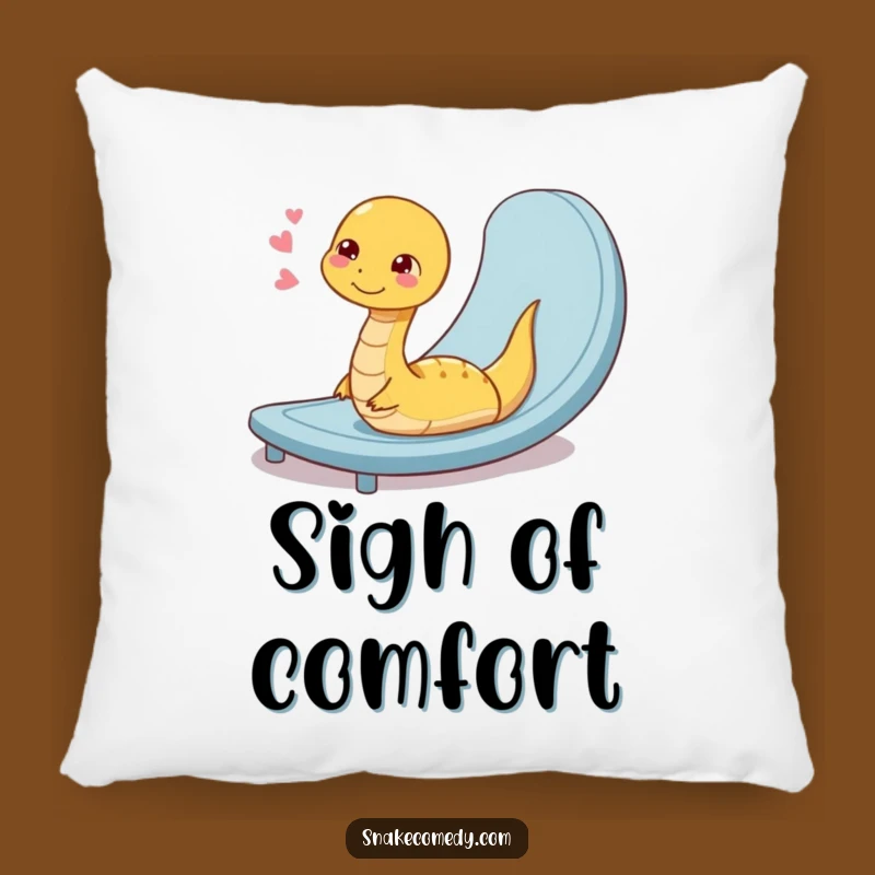 Funny Snake Ramp Slide Pillow: Cozy Comfort with a Hilarious Sigh