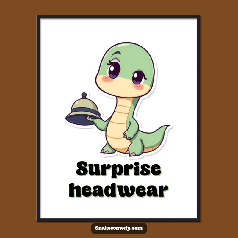 Funny Surprised Snake Digital Art: Instant Dramatic Reaction Download