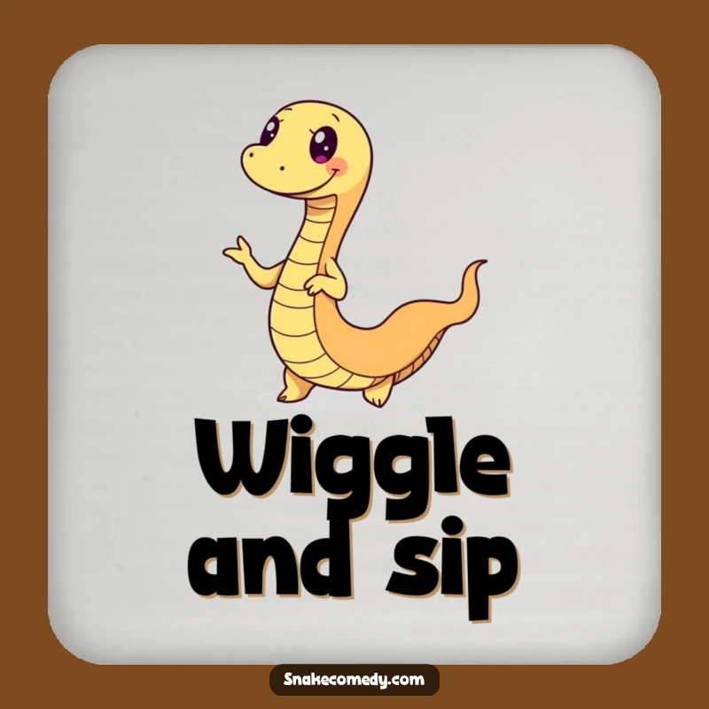 Funny Wiggle Snake Coaster Set: Protect Tables with Dancing Serpent's Charm