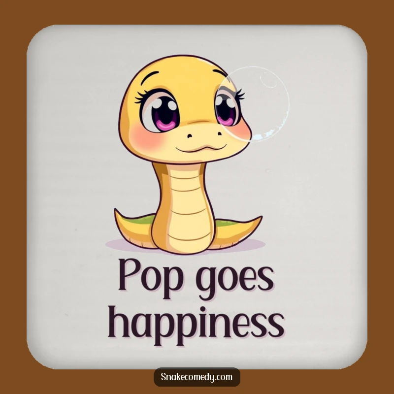 Funny Snake Bubble Coasters: Protect Surfaces with Enchanting Humor