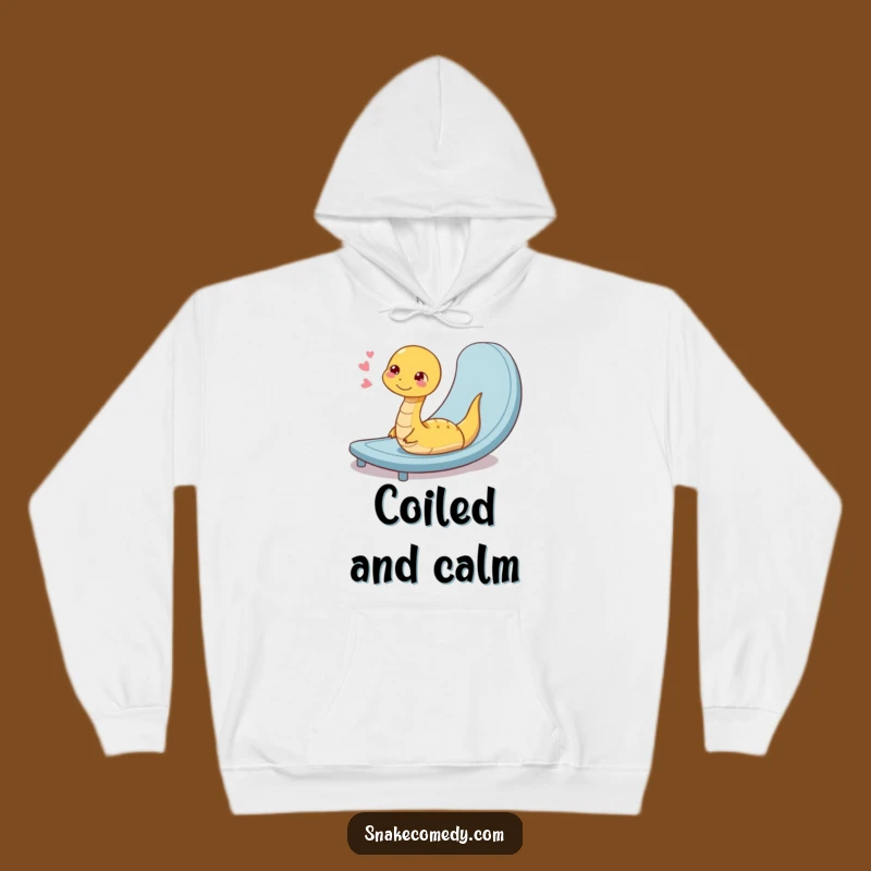 Cozy Funny Snake Ramp Slide Hoodie: Warmth Meets Hilarious Comfort