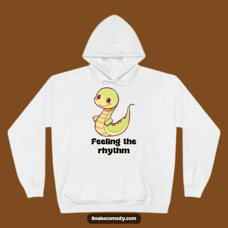 Cozy Funny Snake Dancing Hoodie - Warm Rhythmic Comfort Gift