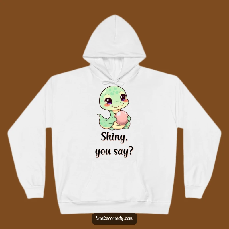 Funny Snake Offering Pebble Hoodie: Cozy and Humorous Snake Lover Gear!