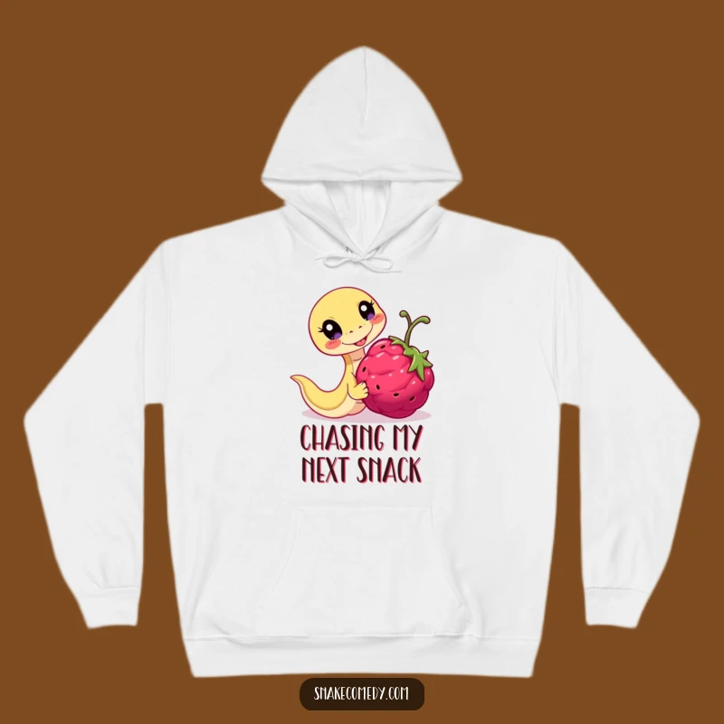Playful Snake Hoodie: Cozy & Funny Berry Chase Gift