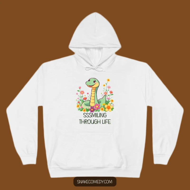 Funny Snake Flower Hoodie: Cozy Comfort & Hilarious Gift for Nature Lovers