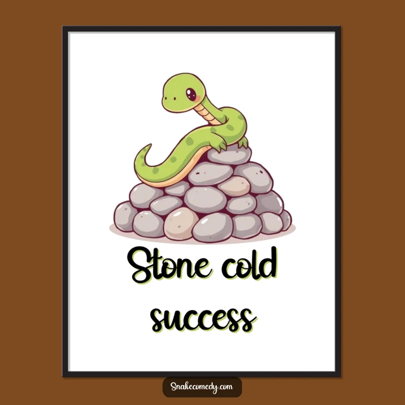 Free Printable Funny Wall Art: Snake Slips, Hilarious Downloadable Decor for Any Room