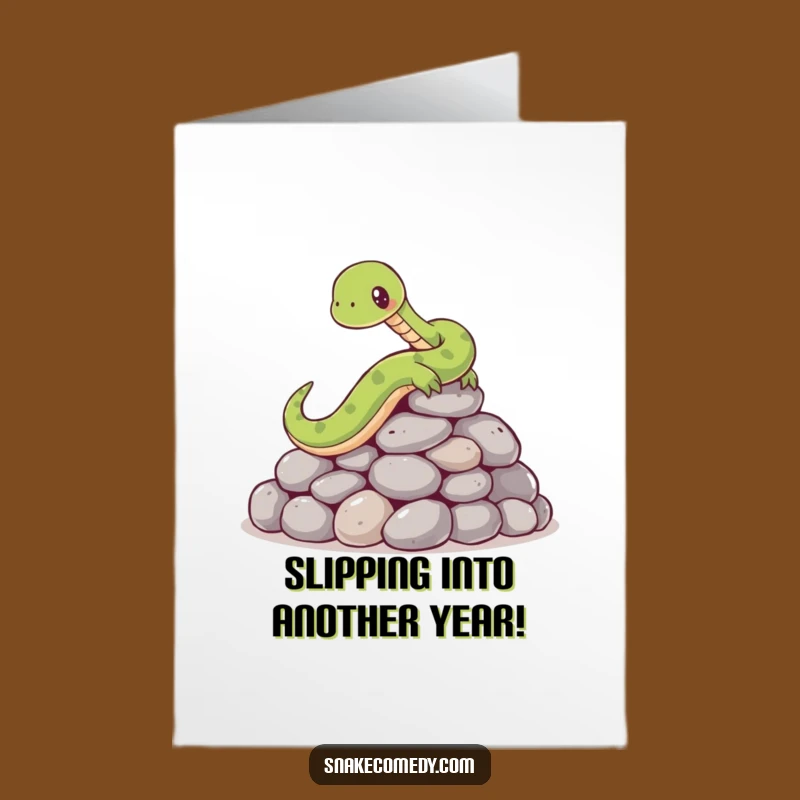 Free Printable Funny Birthday Card: Snake Slips, Hilarious Downloadable Gift for Laughs