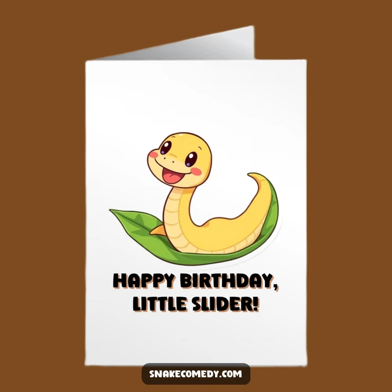 Funny Free Printable Birthday Card: Sliding Snake - Exciting & Hilarious Downloadable Gift!