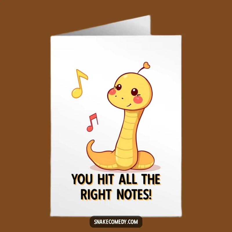 Free Printable Congrats Card: Snake Bops Note, Celebratory Downloadable Message!