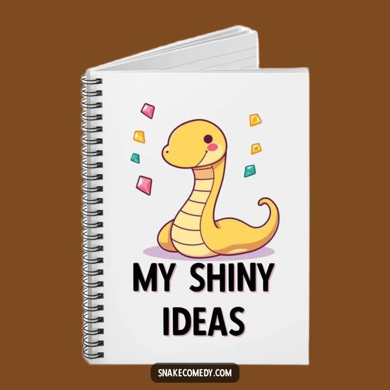Funny Snake Gem Notebook: Jot Down Ideas with Playful Sparkle