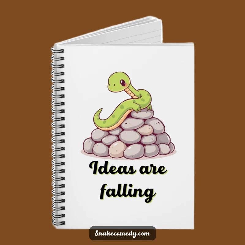 Funny Snake Notebook: Comical Stone-Slipping Character for Hilarious Jotting