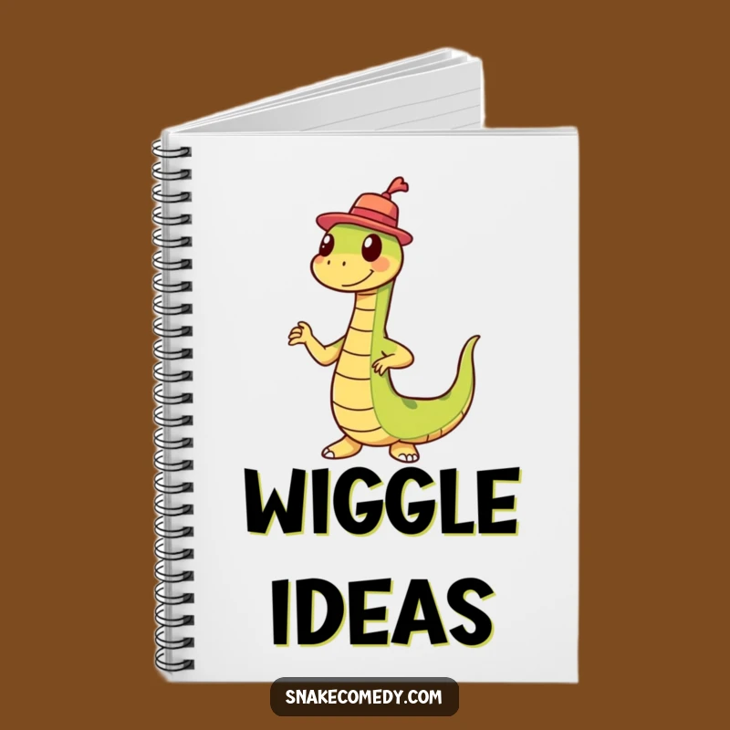 Funny Snake Tiny Hat Wiggle Dance Notebook: Jot Down Your Jokes