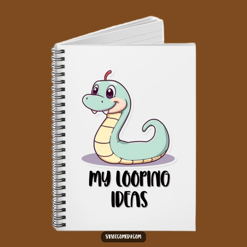 Funny Serpentine Loop Notebook: Jot Down Ideas with Playful Style!