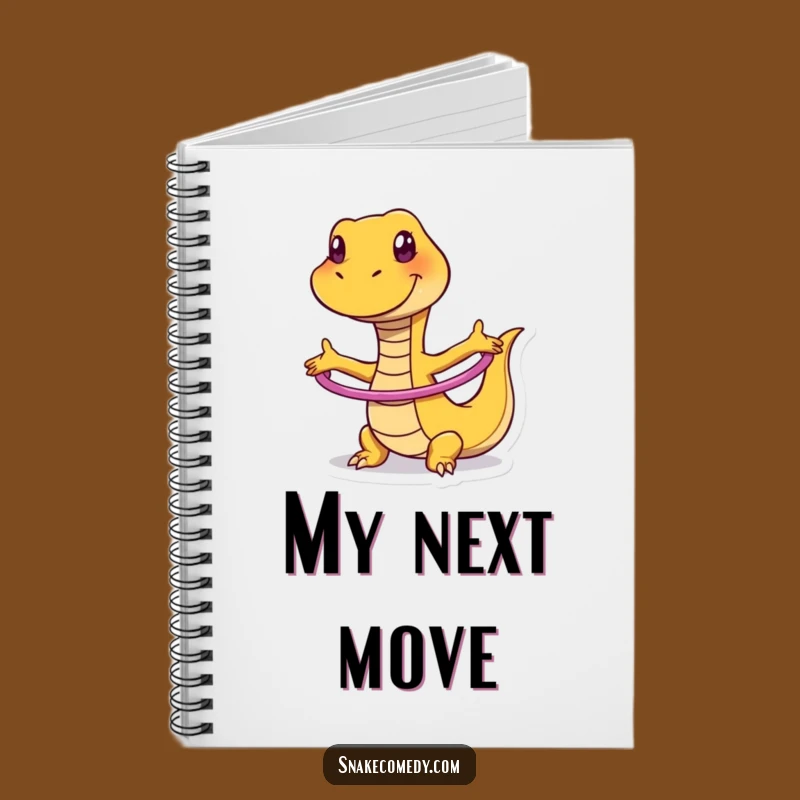 Funny Snake Hula Hoop Notebook: Jot Down Laughs, Silly Dancer Journal