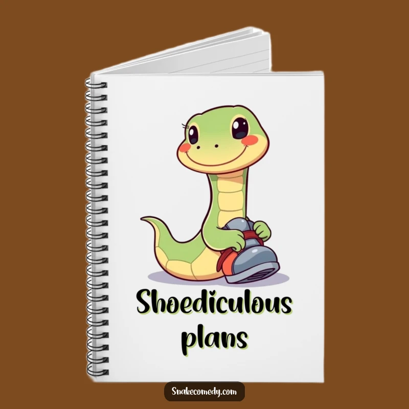 Funny Happy Snake Notebook: Playful Shoe Try-On Journal, Perfect Funny Gift
