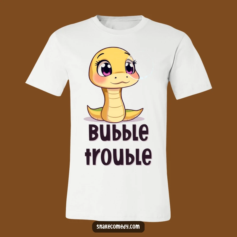 Funny Snake Bubble T-Shirt: Express Pure Astonishment with Style