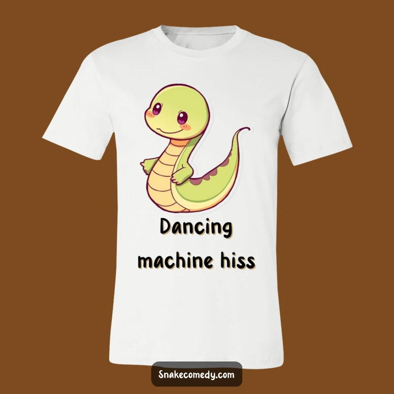 Show off your moves (or lack thereof) with this hilarious dancing snake tee. Perfect for adding a little boogie to your wardrobe.