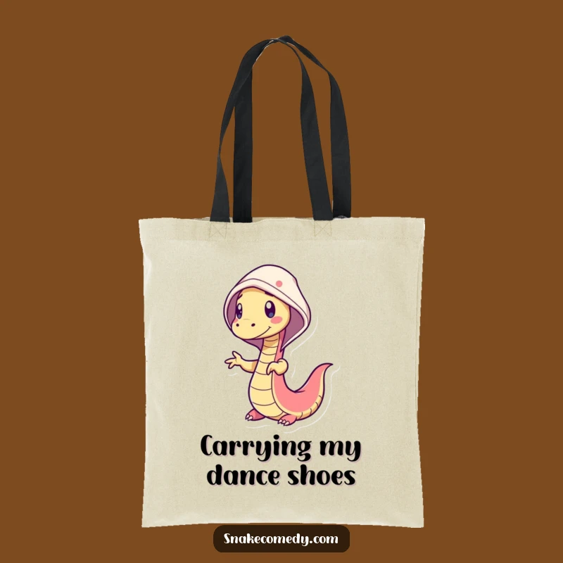 Funny Dancing Snake Tote Bag: Carry Your Moves Around