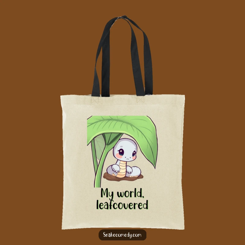 Curious Snake Tote Bag: Funny Peek-a-Boo Carry-All for Nature Fans