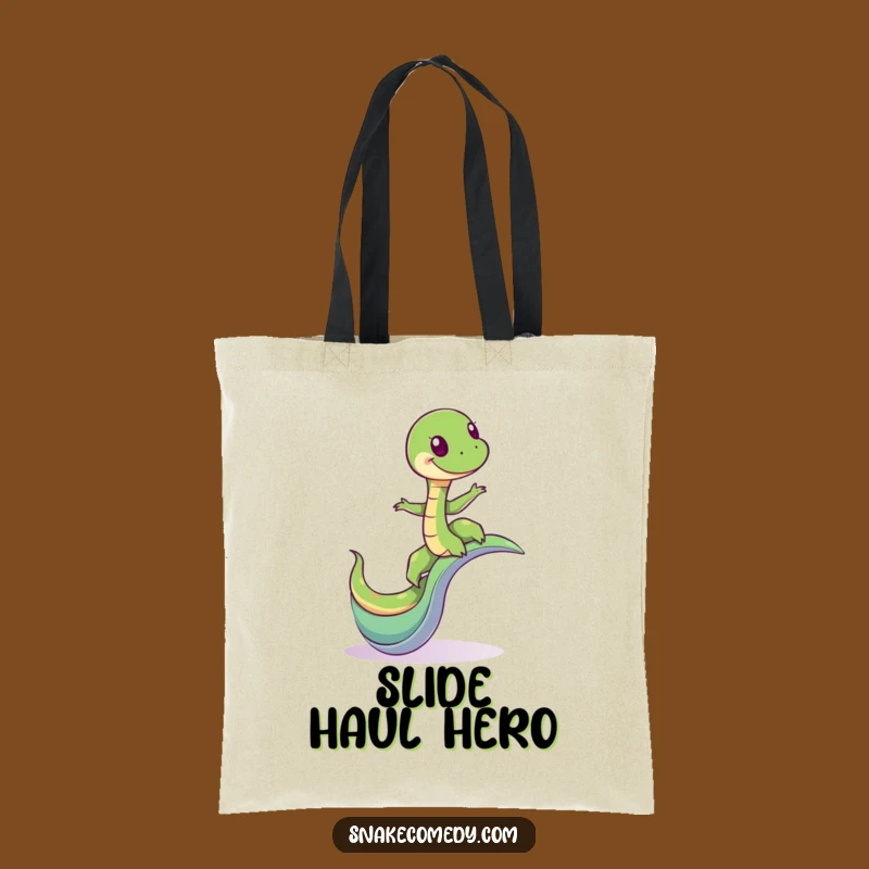 Funny Giddy Snake Slide Tote Bag: Carry Your Fun and Hilarious Gift