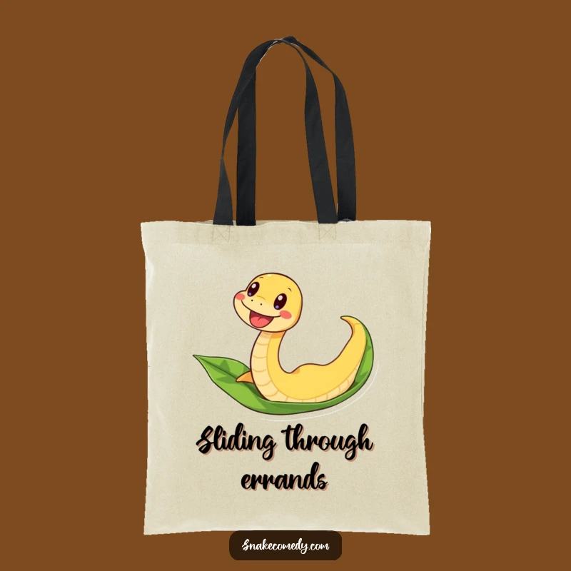 Funny Snake Sliding Tote Bag - Carry Your Adventure!