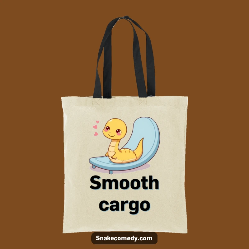 Funny Snake Ramp Slide Tote Bag: Carry Your Calm with Hilarious Style